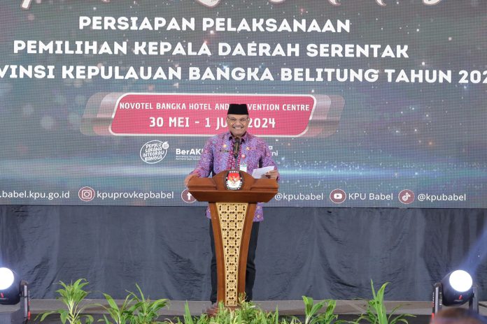 Buka Rapat Konsolidasi Kesiapan Pilkada 2024, Pj Gubernur Safrizal ZA Ingatkan Hal ini