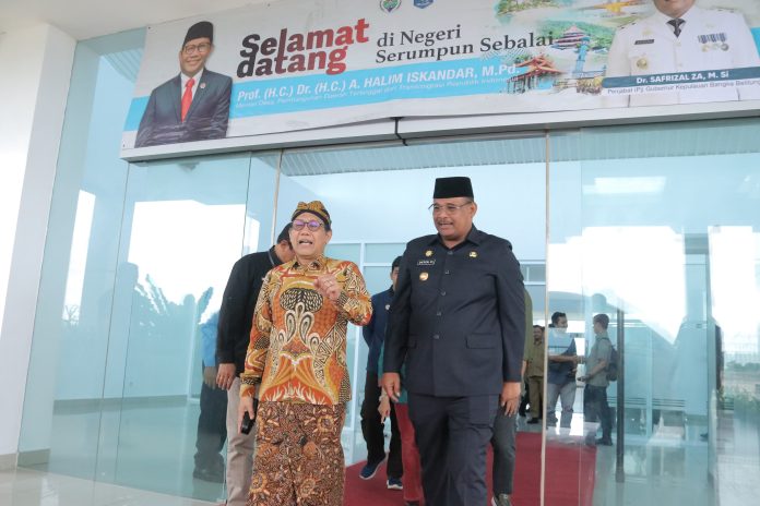 Pj Gubernur Safrizal Terimakasih Menteri Halim Iskandar