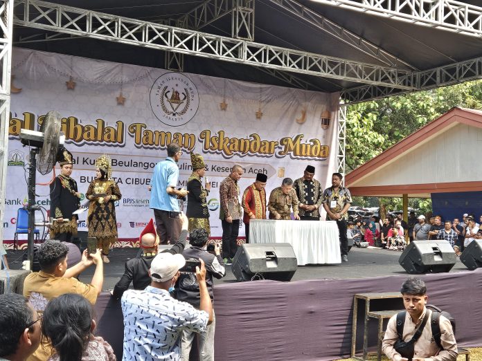 Pj. Gubernur Bangka Belitung Hadiri Acara Halal Bihalal Belasan Ribu Warga Aceh Jabodetabek