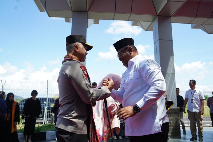 Pj Gubernur Babel Safrizal Jemput Kapolda Baru