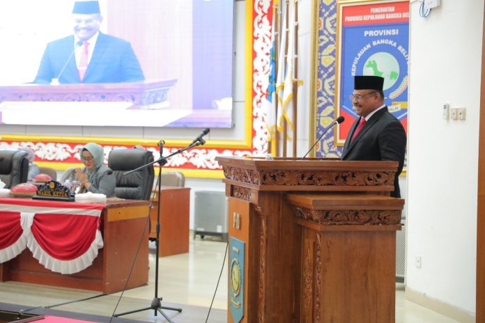 Pj Gubernur Safrizal Apresiasi DPRD Babel Setujui Ranperda Pertanggungjawaban APBD 2023