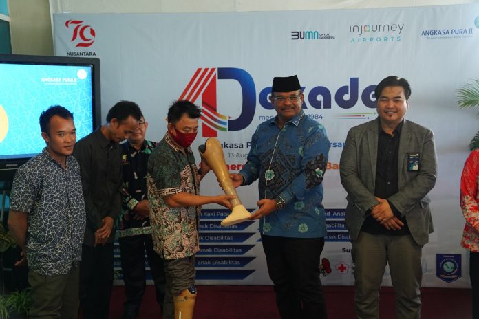 Pj Gubernur Safrizal Bantu 19 Kaki Palsu
