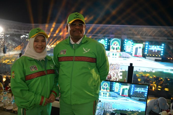 Pj Gubernur Safrizal Hadiri Penutupan PON XXI Aceh-Sumut di Stadion Utama Sumatera Utara
