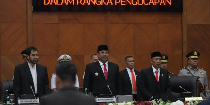 Ketua DPRA Puji Kepemimpinan Pj Gubernur Safrizal