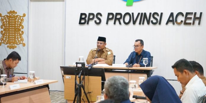 Penjabat Gubernur Aceh Buka Kegiatan Rilis Resmi Statistik BPS
