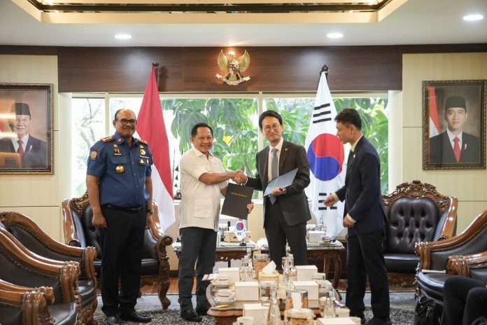 Dampingi Mendagri Safrizal ZA Bahas Sistem Darurat Terintegrasi 112 Bersama Korea Selatan