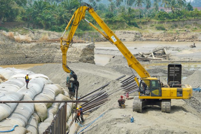 Pembangunan Bendung Pante Lhong II Dikebut, Safrizal Semoga Sesuai Target